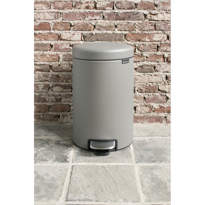 Pedal Bin NewIcon 12 Litre - Mineral Concrete Grey