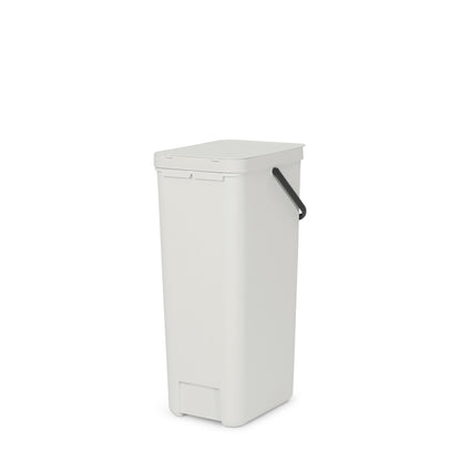Sort & Go Waste Bin 40 litre - Light Grey