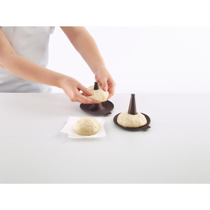 Set of 6 Bagel Moulds - Brown