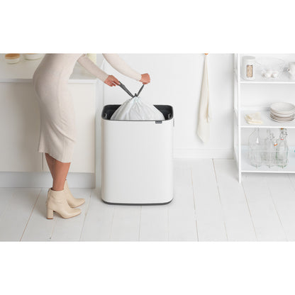 Bo Touch Bin 60 litre - White