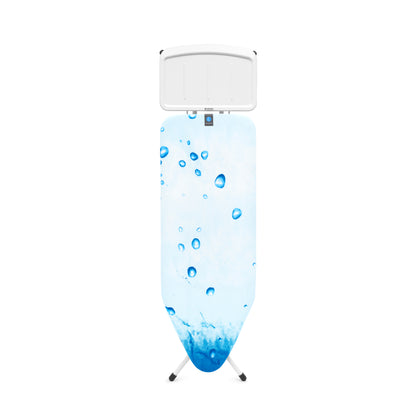 Ironing Board C, 124x45 cm, Solid Steam Unit Holder - Ice Water