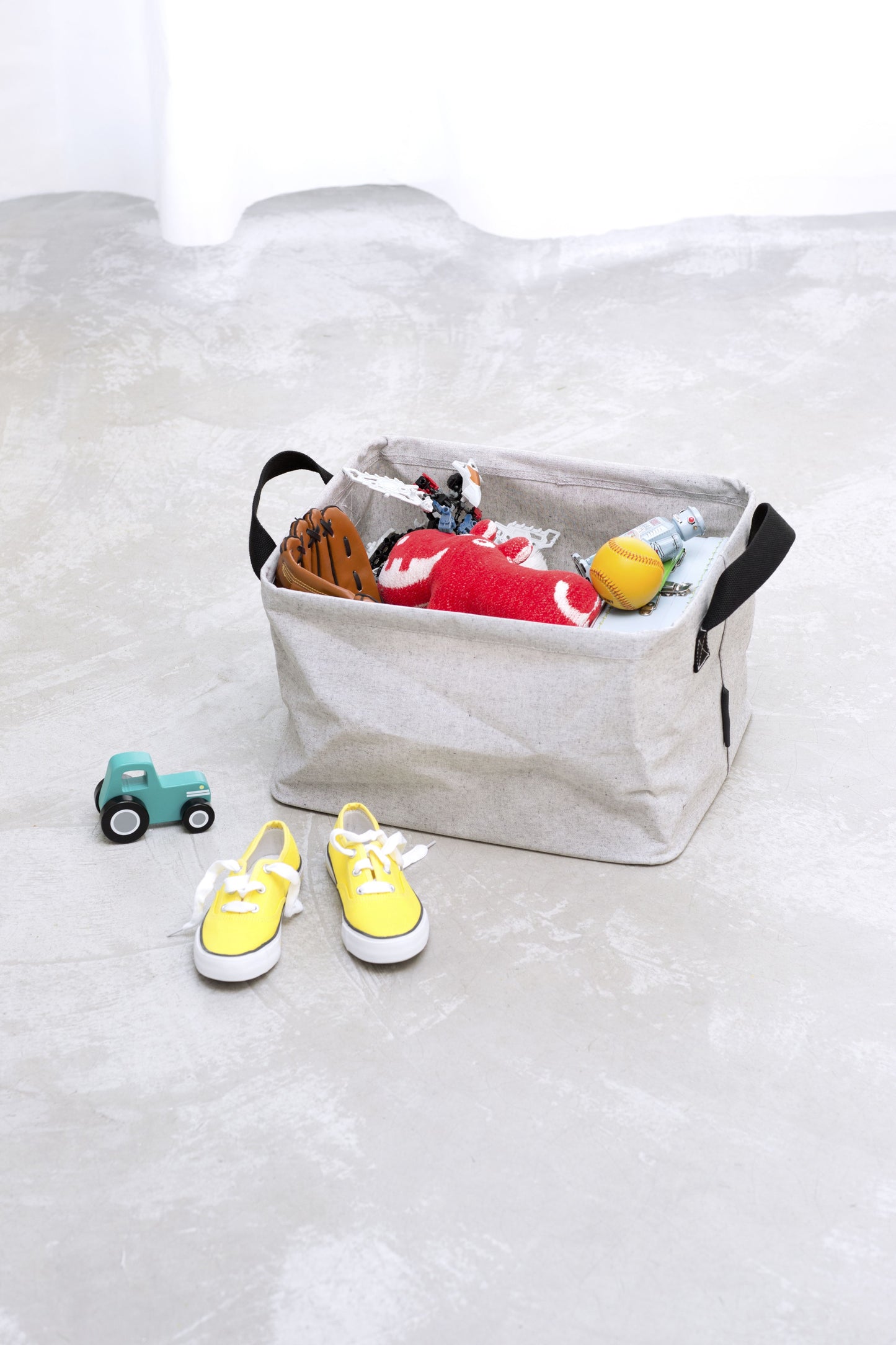 Foldable Laundry Basket 35 litre - Grey