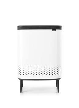 Bo Laundry Bin Hi 2 x 45 litre - White