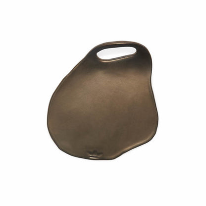 Organic Lola Board Plate Ceramic - Platinum Matt