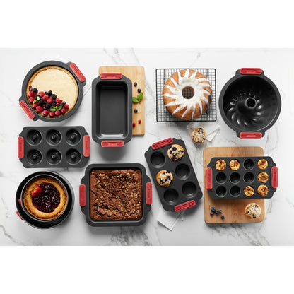 Non-Stick Round Cake Mould - Grey