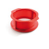 Duo Springform with plate - 15cm - Red