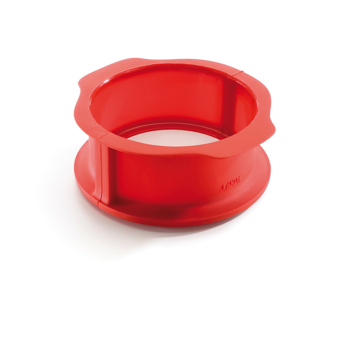 Duo Springform with plate - 15cm - Red