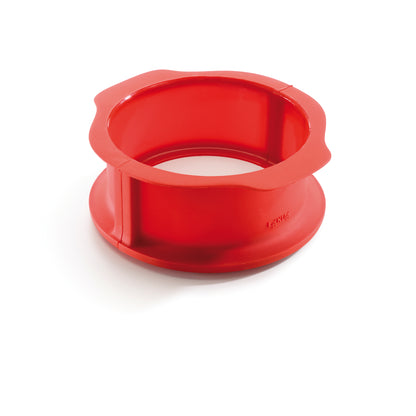 Duo Springform with plate - 15cm - Red