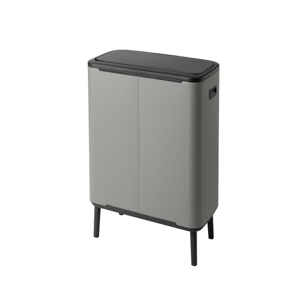 Bo Touch Bin Hi 2 x 30 litre - Mineral Concrete Grey