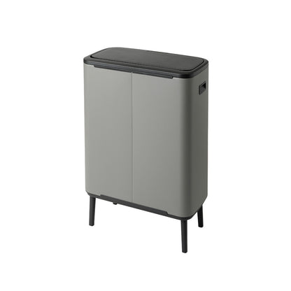 Bo Touch Bin Hi 2 x 30 litre - Mineral Concrete Grey