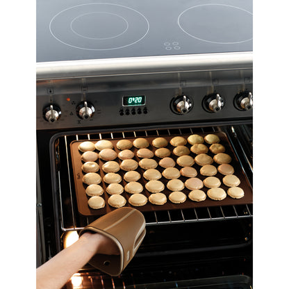 Silicone Macaron Baking Mat 40cm - Brown