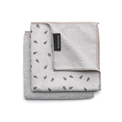 Microfiber Dish Cloths, Set 2 - Light Grey