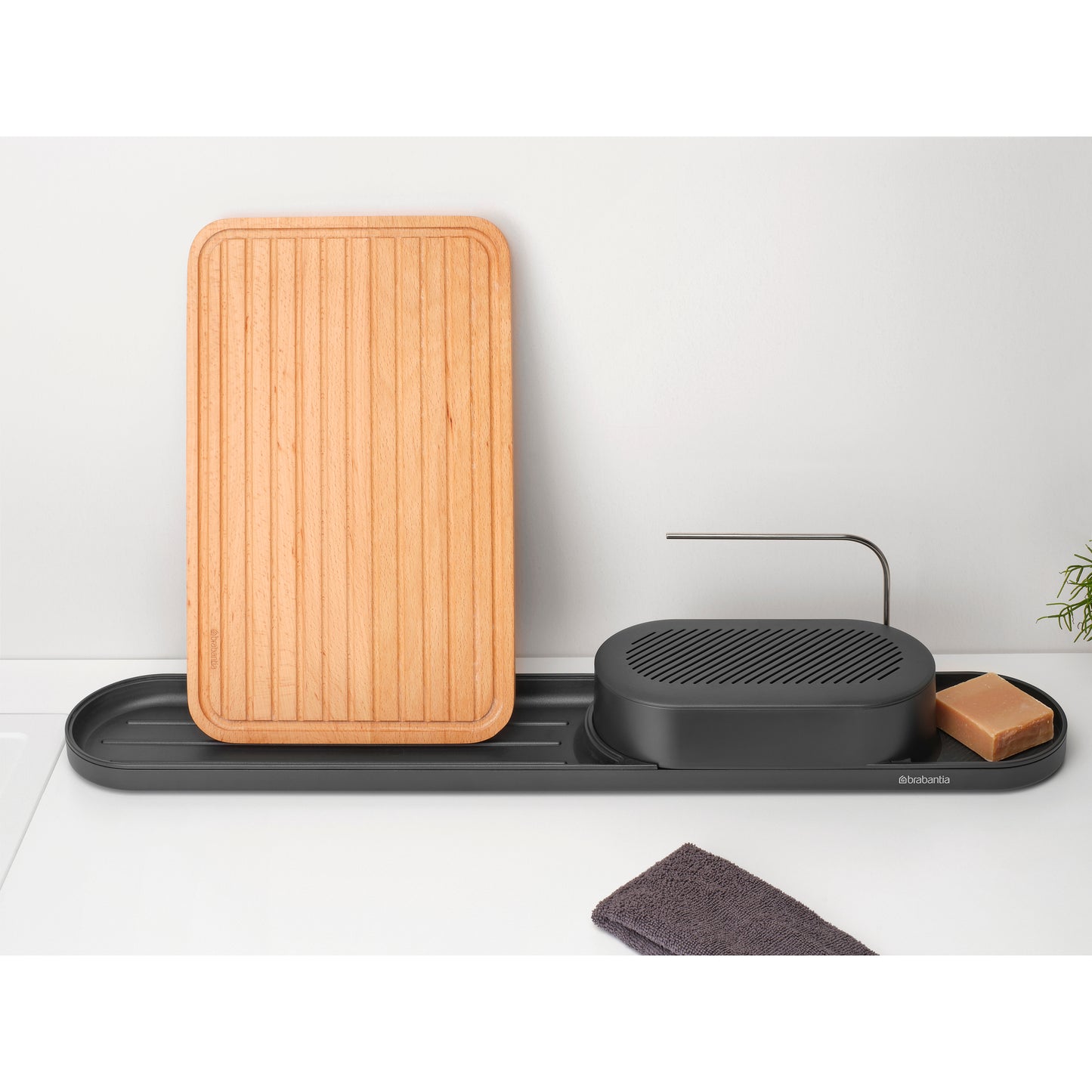 SinkStyle Organiser and Drying Tray - Mineral Infinite Grey