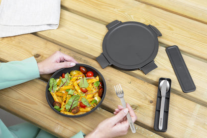 Make & Take Cutlery Set, 3 pieces - Dark Grey