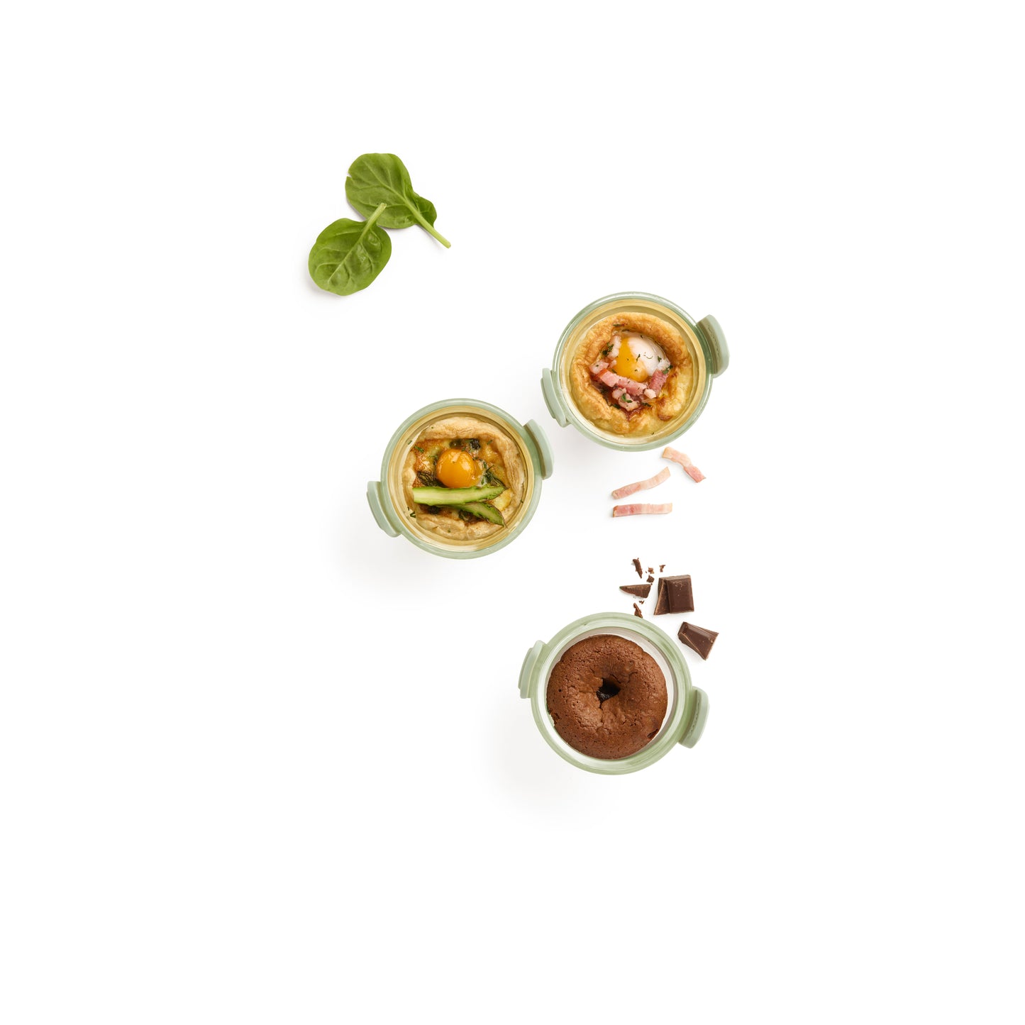 Air fryer Glass Mini Cups Set of 4 - Transparent