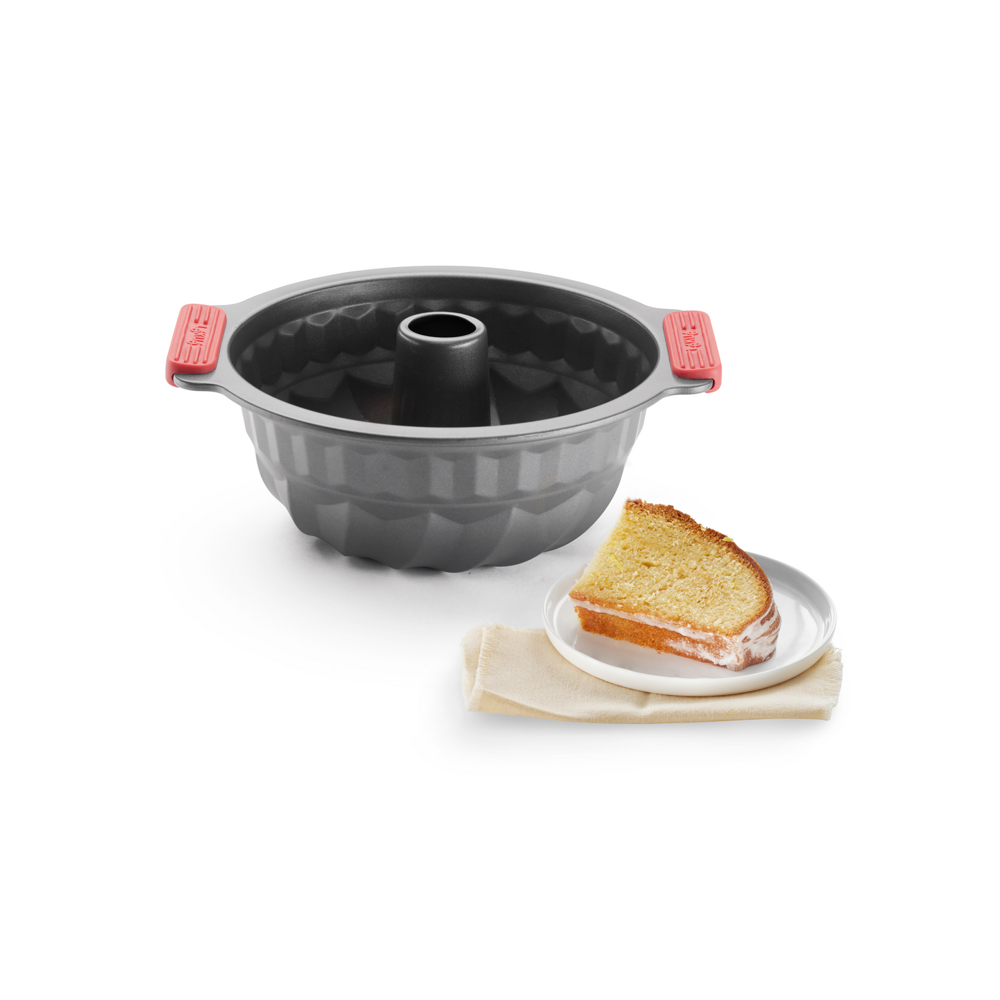 Non-Stick Bundt Cake Mould - Grey