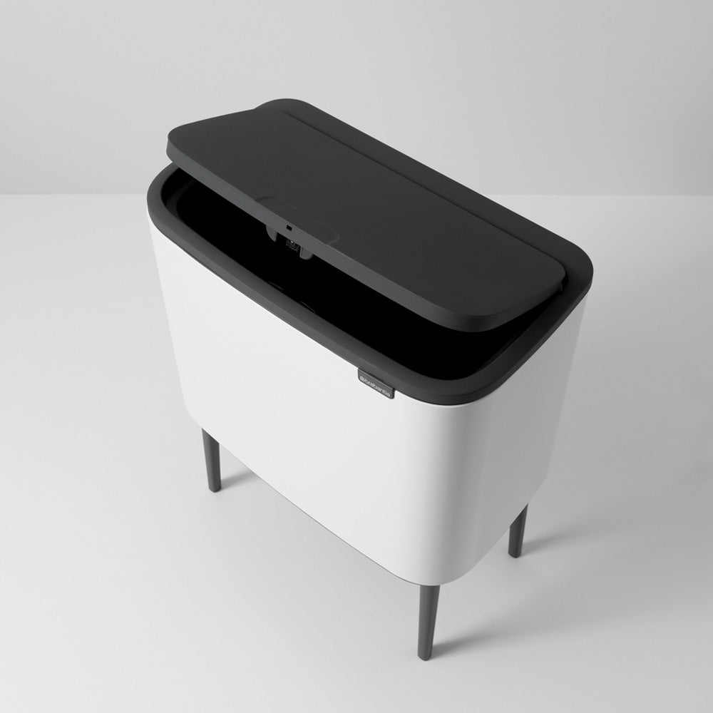 Bo Touch Bin 11 + 23 Litre - White