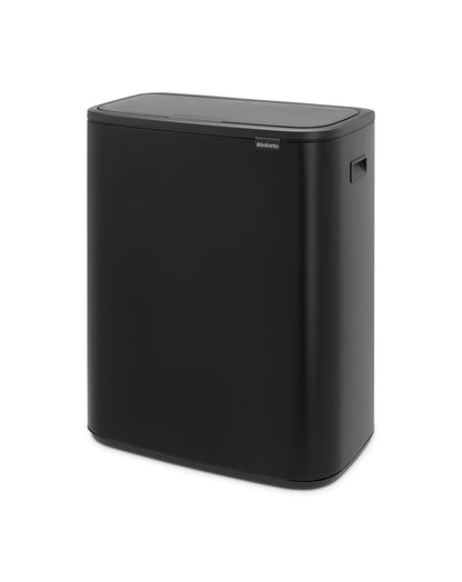 Bo Touch Bin 2 x 30 litre - Matt Black