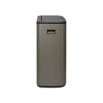 Bo Touch Bin 2 x 30 litre - Platinum