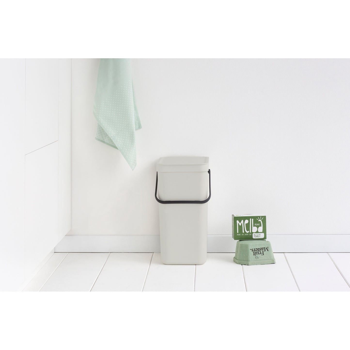 Sort & Go Waste Bin 16 litre - Light Grey