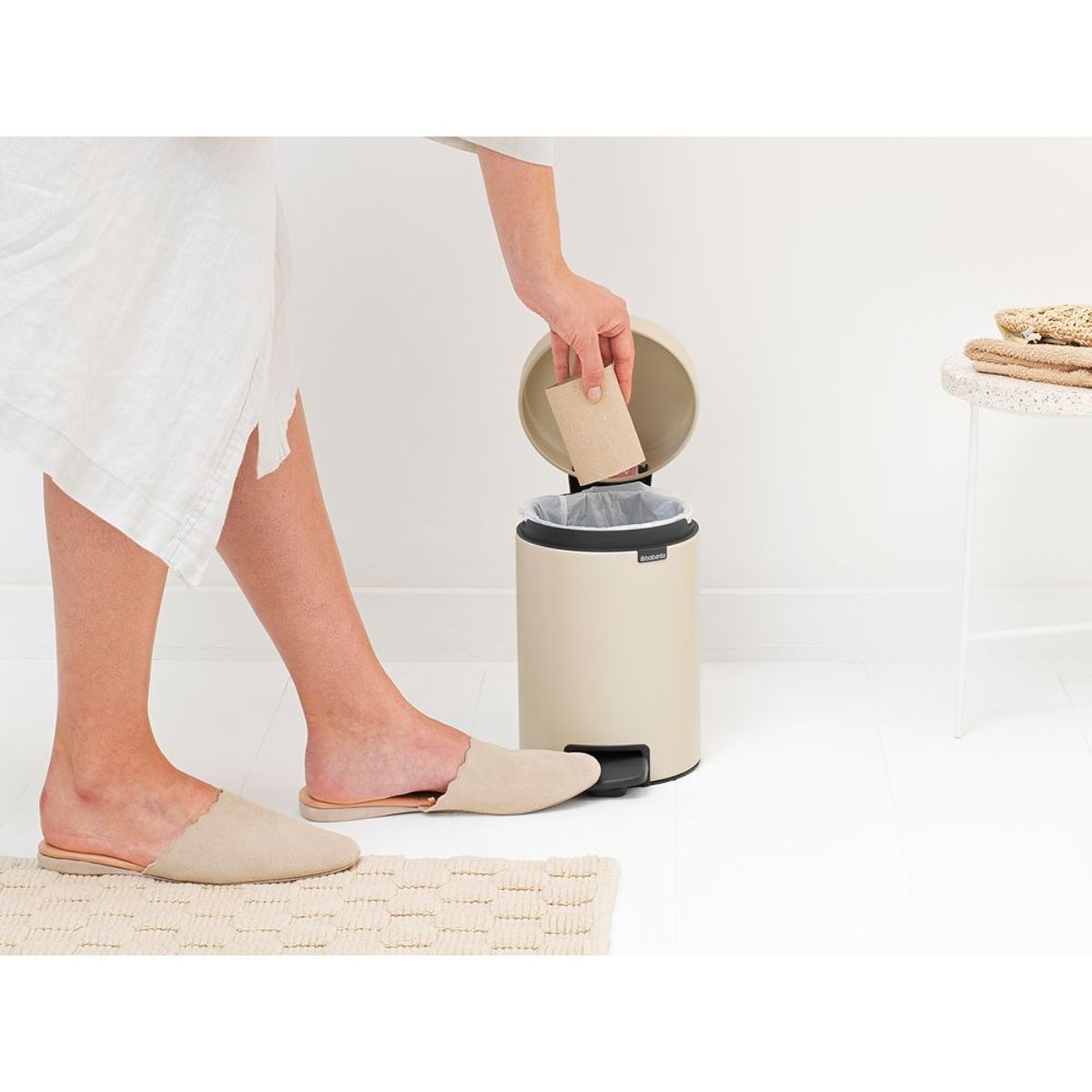 Pedal Bin NewIcon 3 Litre - Soft Beige