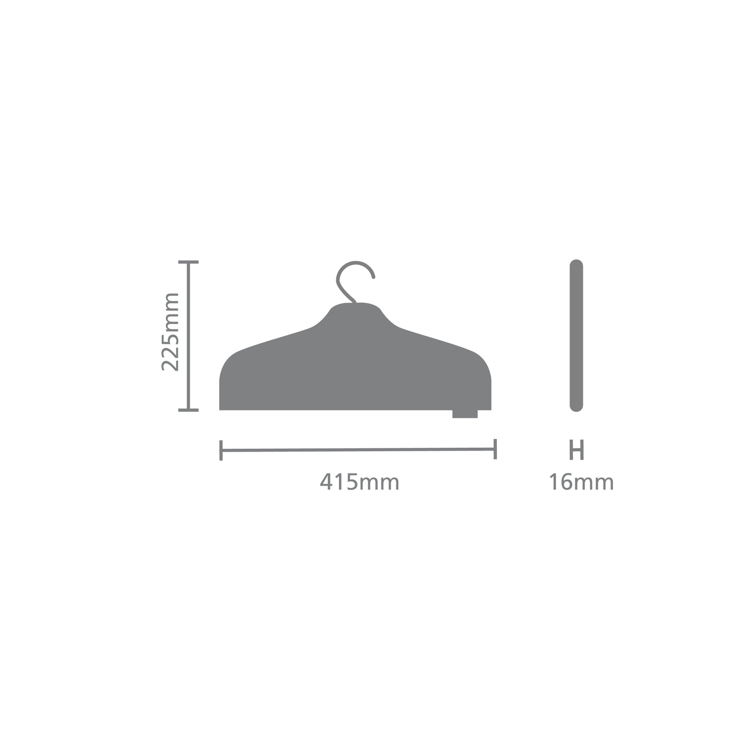 Steaming Clothes Hanger - Black