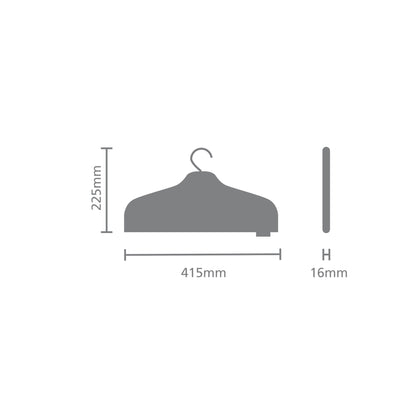 Steaming Clothes Hanger - Black