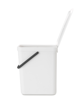 Sort & Go Waste Bin 25 litre - White