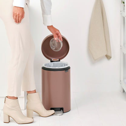 Pedal Bin NewIcon 12 litre - Satin Taupe