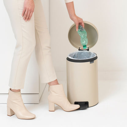 Pedal Bin NewIcon 12 Litre - Soft Beige