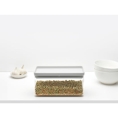 Tasty+ Stackable Canister, 1.5 litre - Light Grey