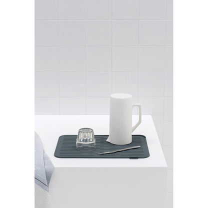 Silicone Dish Drying Mat - Dark Grey