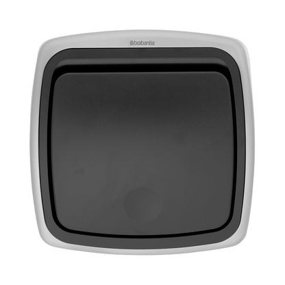 Replacement Lid Touch Bin 25 litre - Matt Steel