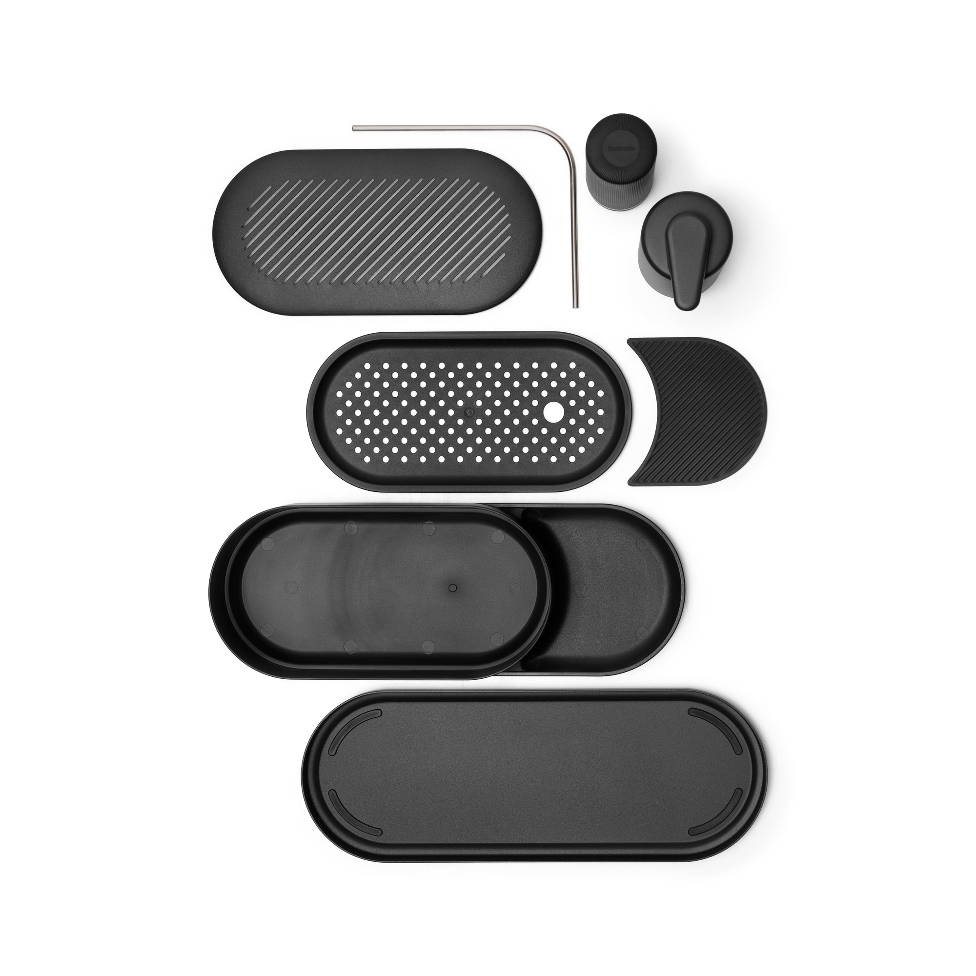 ブラバンシア　Brabantia SinkStyle Organiser グレー SinkStyle Organiser Set of 3 - Mineral Infinite Grey – Brabantia