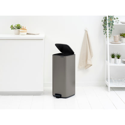 Bo Pedal Bin 30 Litre - Platinum