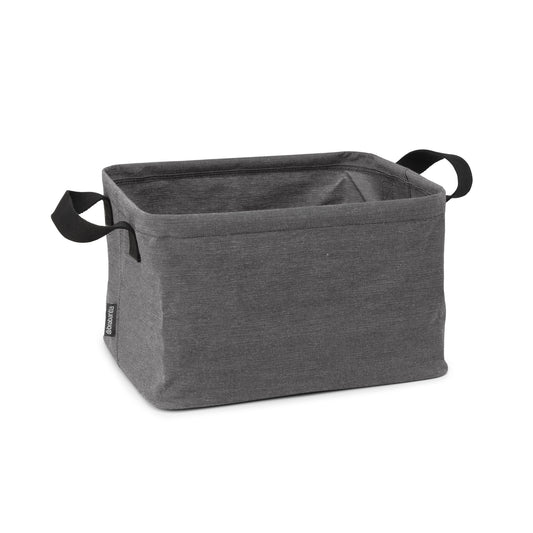 Foldable Laundry Basket 35 litre - Black