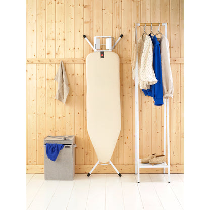 Ironing Board B 124x38 cm Steam Iron Rest - Ecru