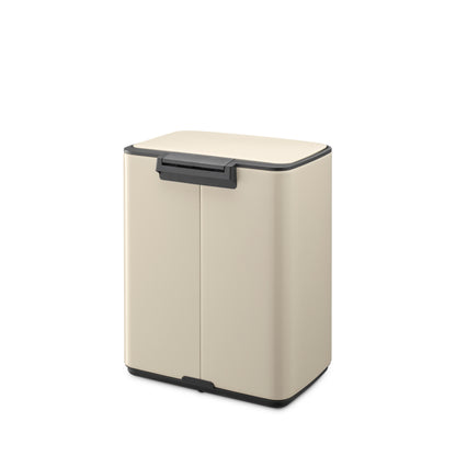Bo Pedal Bin 12 Litre - Soft Beige
