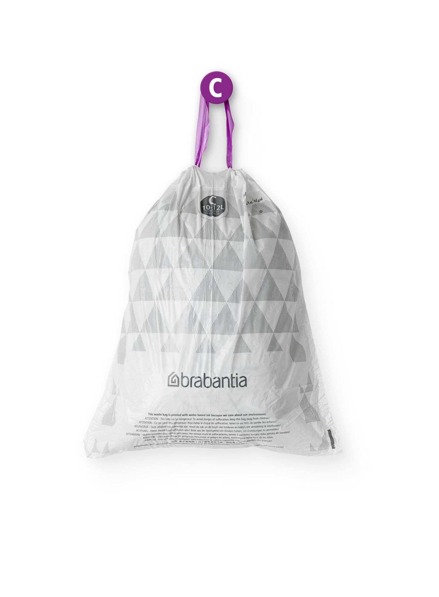 PerfectFit Bin Bags Code C (10-12 litre), Dispenser Pack with 40 Bags