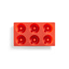 Doughnuts Mould - 6 cav - Red