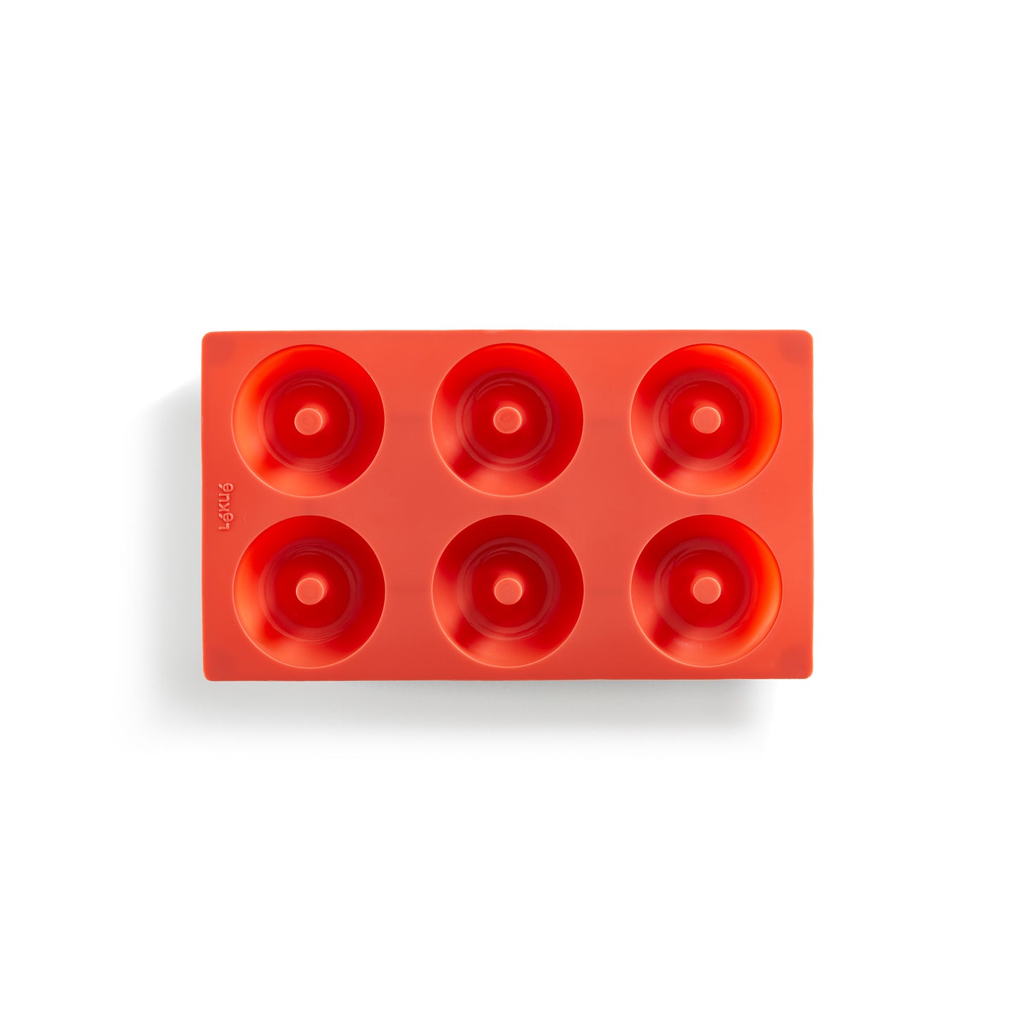 Doughnuts Mould - 6 cav - Red