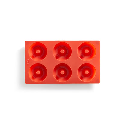 Doughnuts Mould - 6 cav - Red