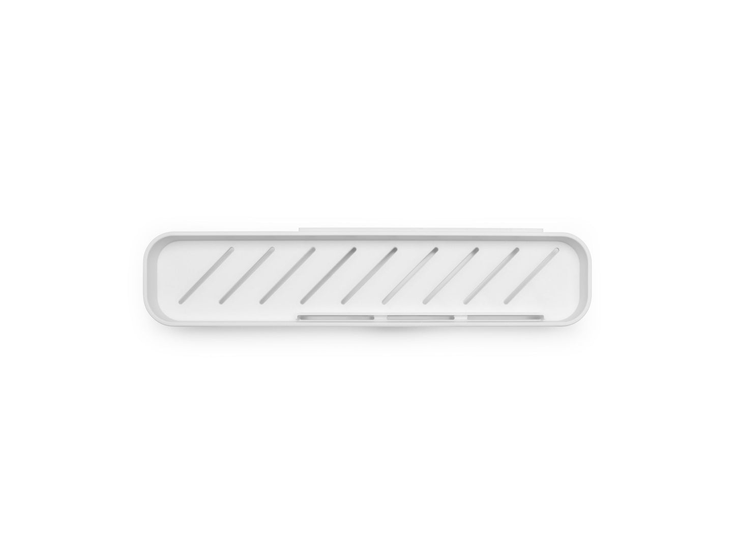 MindSet Shower Shelf with Squeegee - White