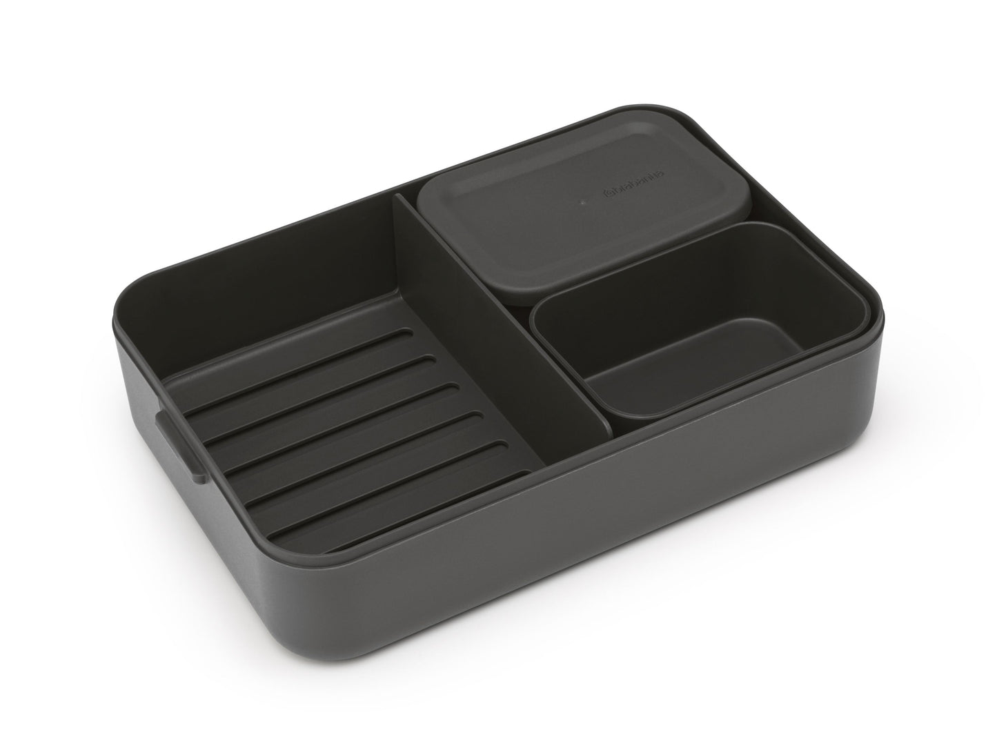 Make & Take Lunch Box Bento, Large - Dark Grey