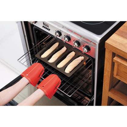 Silicone Mini Baguette Mould - Brown