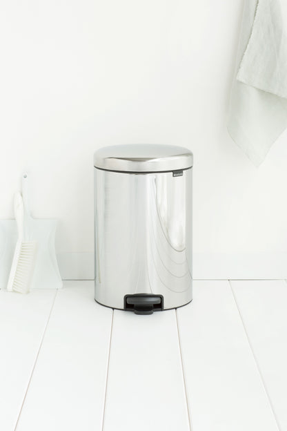Pedal Bin NewIcon 20 Litre - Brilliant Steel