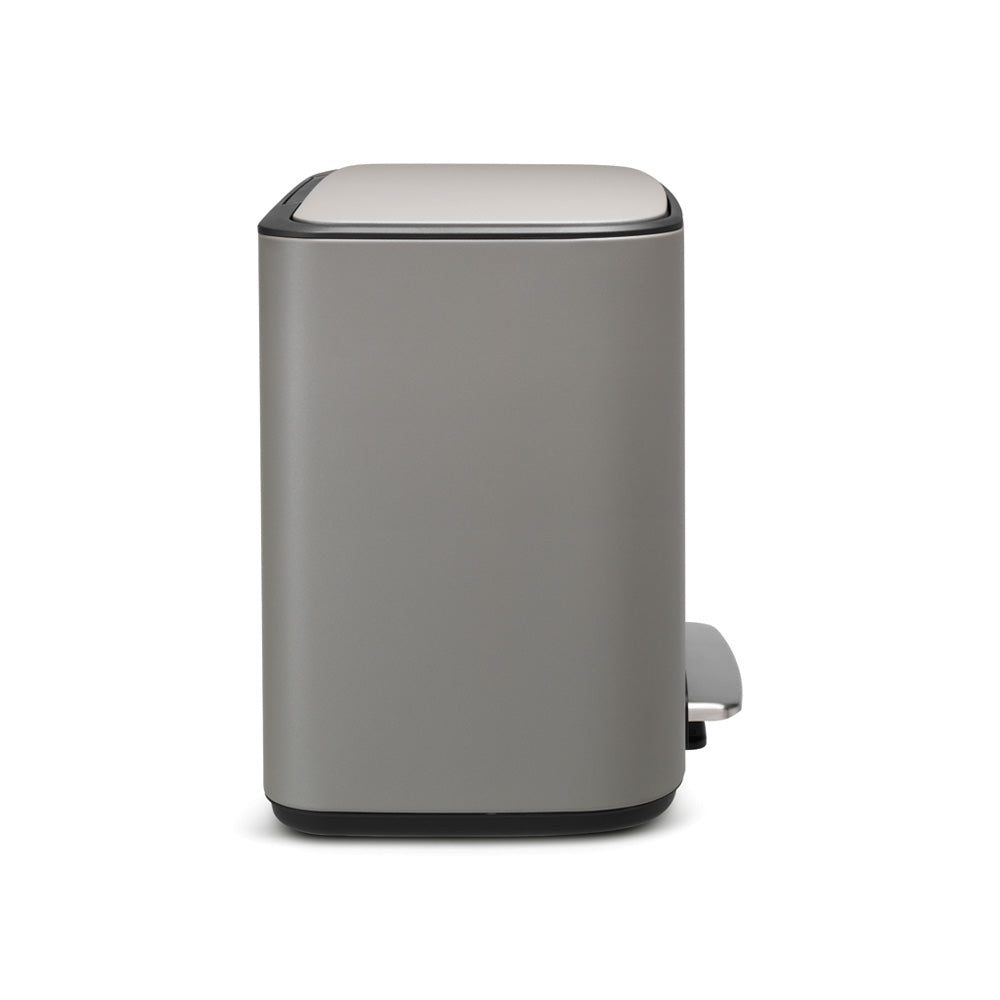 Bo Pedal Bin 11 + 23 litre - Mineral Concrete Grey