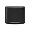 Bo Pedal Bin 11 + 23 litre - Matt Black