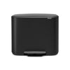 Bo Pedal Bin 3 x 11 litre - Matt Black