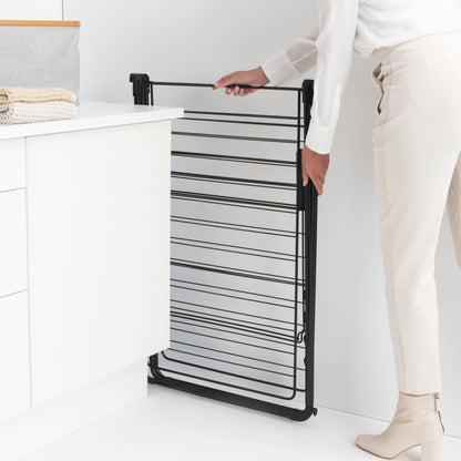 Hangon Drying Rack 25 metres + Rod Black